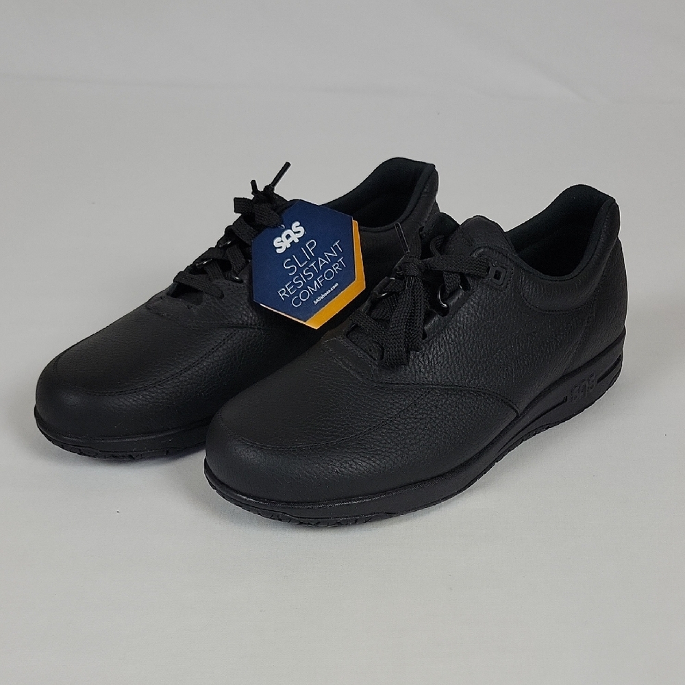 SAS Black Men's Guardian Lace Up Oxfords Size 10N, Walking Or Work, No Box